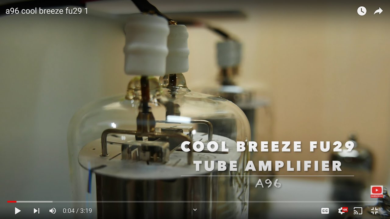Cool breeze FU29 parallel single-ended class A tube power amplifier A300 tube power amplifier #a96