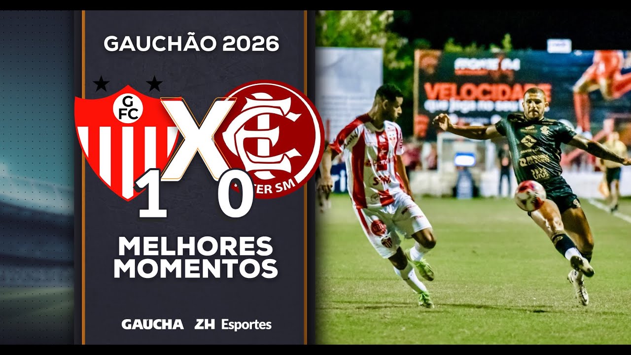 GUARANY DE BAGÉ 1x0 INTER DE SANTA MARIA | MELHORES MOMENTOS | GAUCHÃO | 24/01/2026