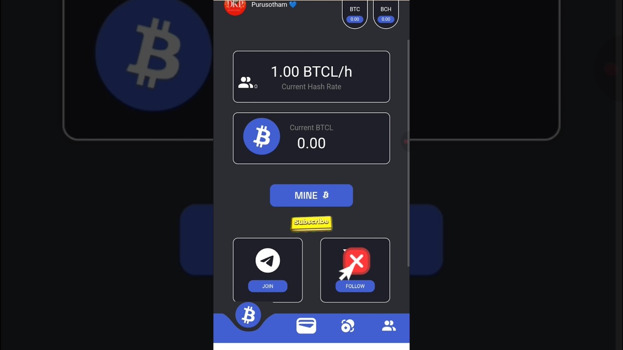 Bitcell Free Mining App | Earn 1 BTCL Per Hour |Swap to BTC | Full Process| #bitcell #bitcoinmining