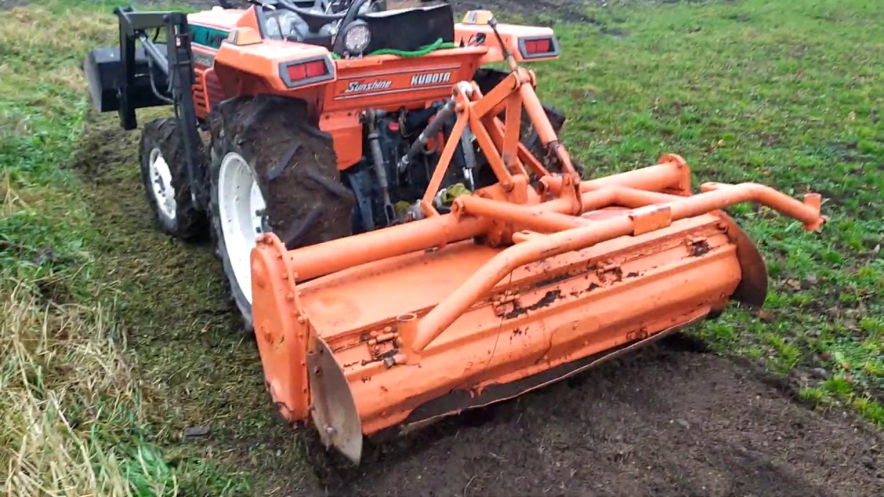 Kubota L1-205 i glebogryzarka 160cm