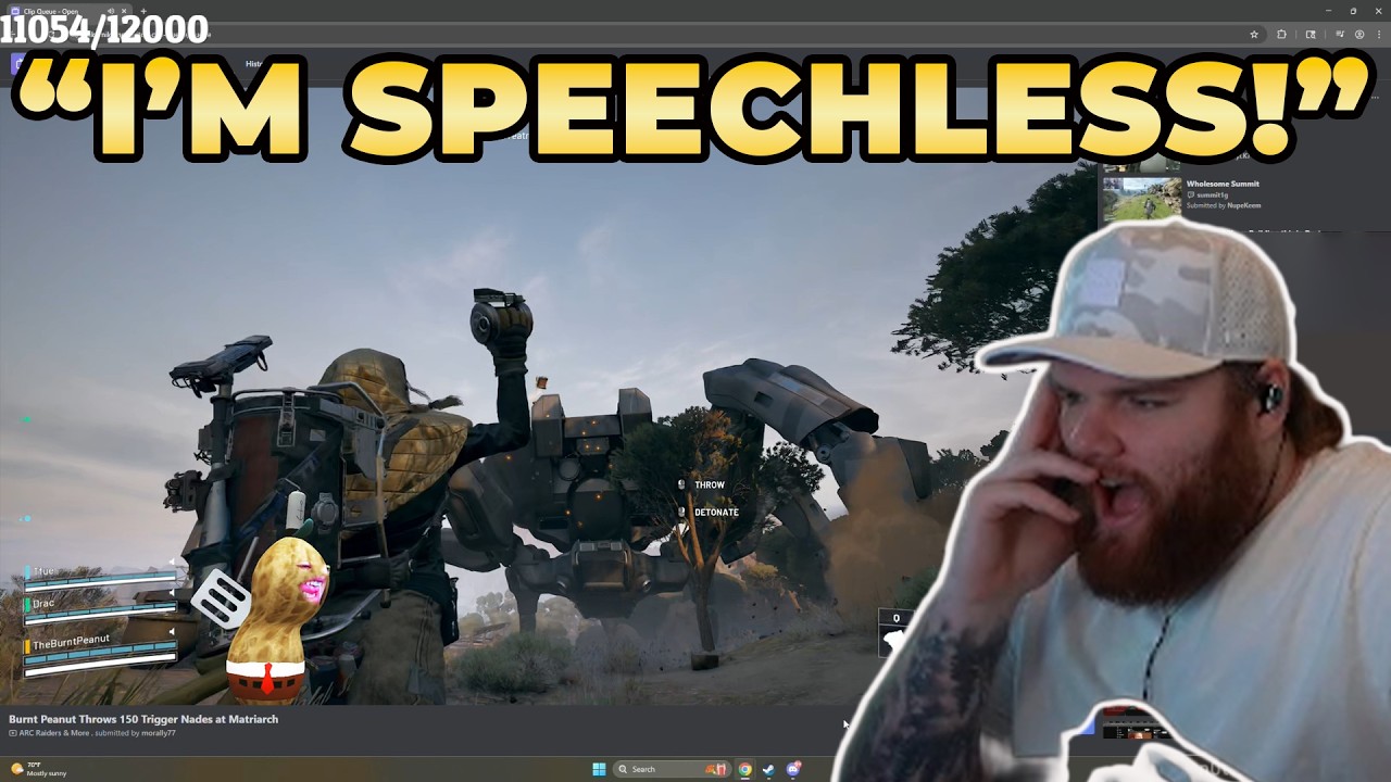 Hutch Reacts to Burnt Peanut Using Duplication Glitch, Nick Eh 30 Playing ARC Raiders & More