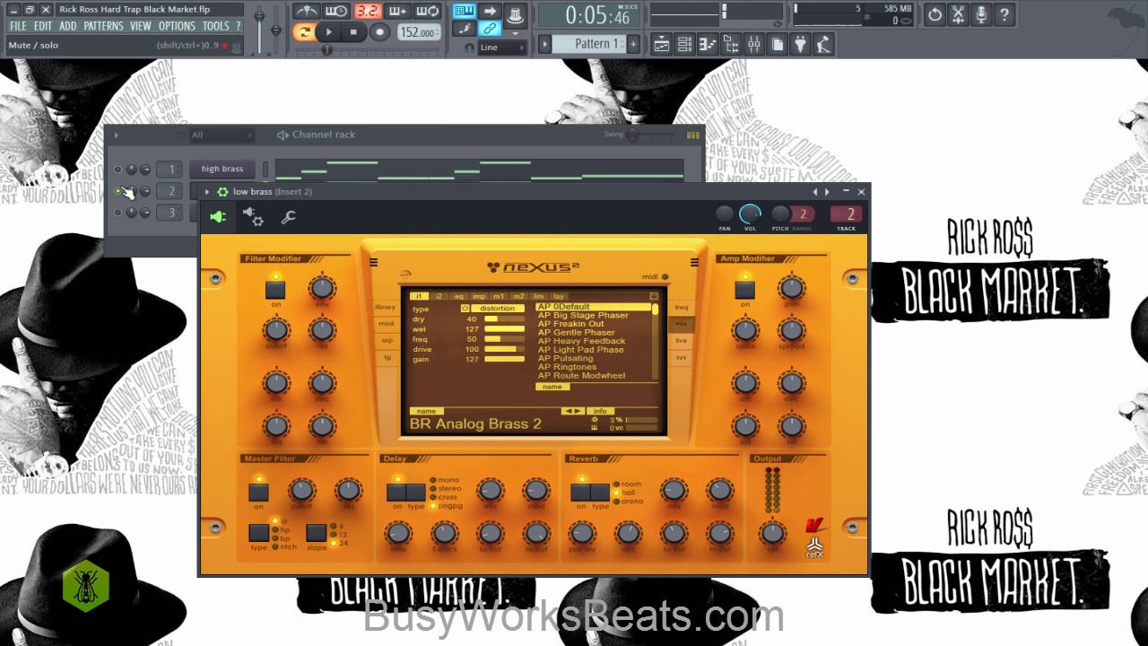 Учебное пособие по Hard Trap Рика Росса
