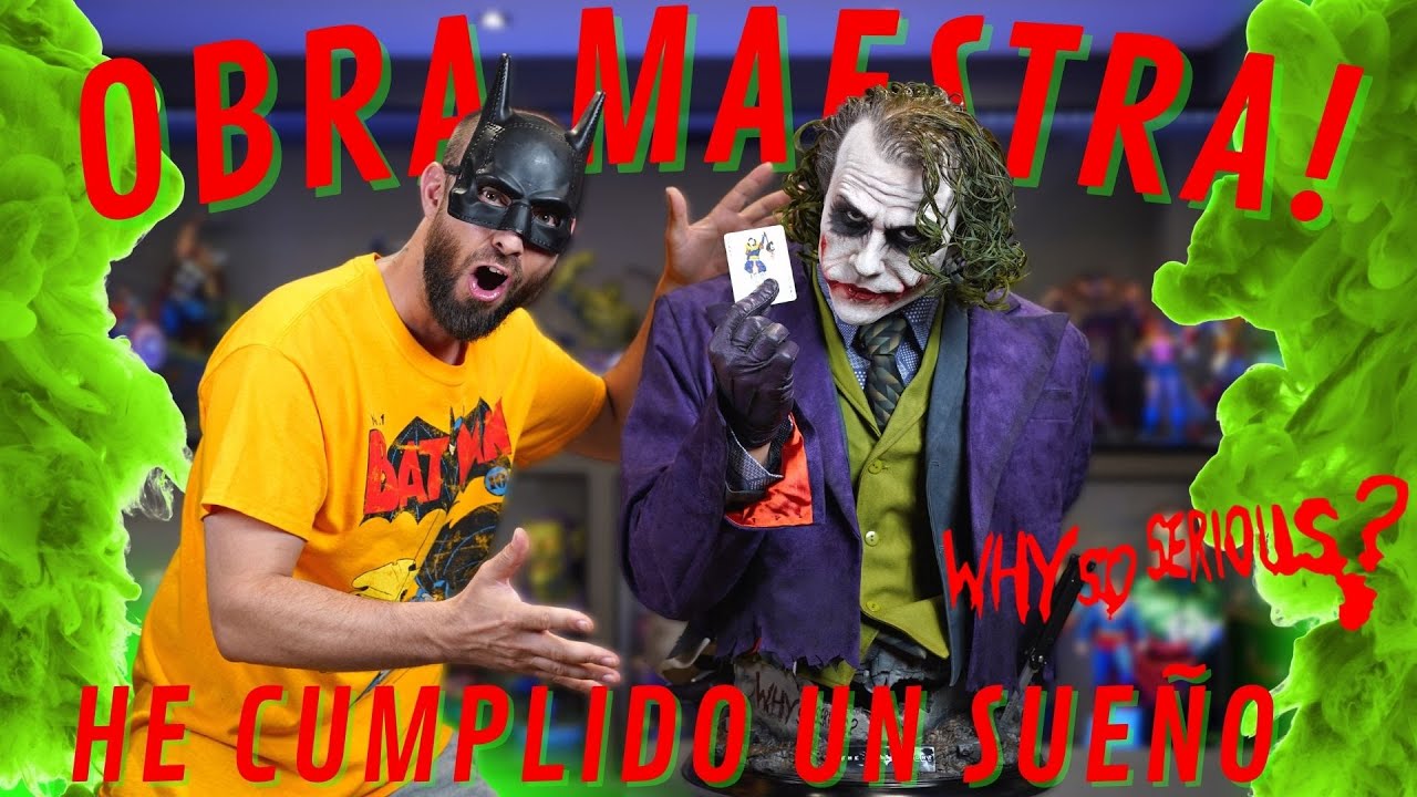 BUSTO JOKER DE HEATH LEDGER POR INFINITY STUDIOS, LA JOYA DE LA CORONA, MI SUEÑO | Unboxing & Review