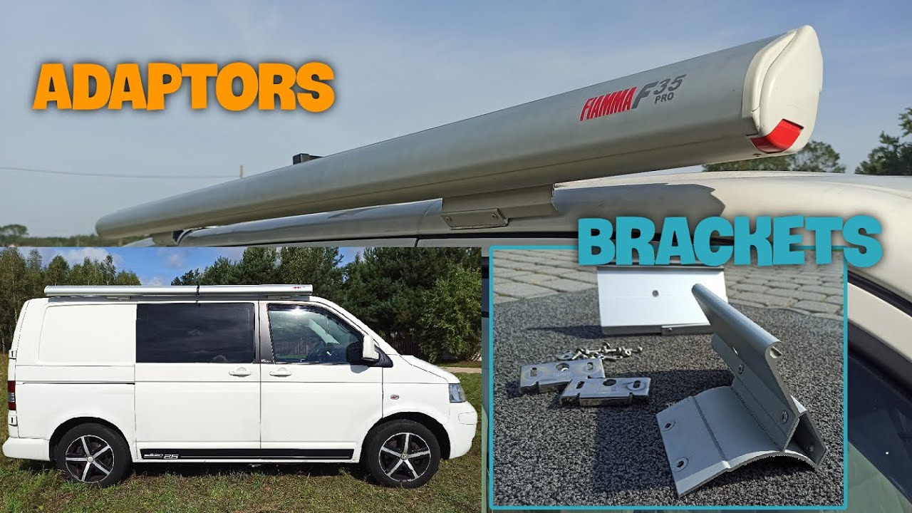 Как установить навес на боковую часть фургона 🚐 комплект кронштейнов и адаптеров для автомобиля F...