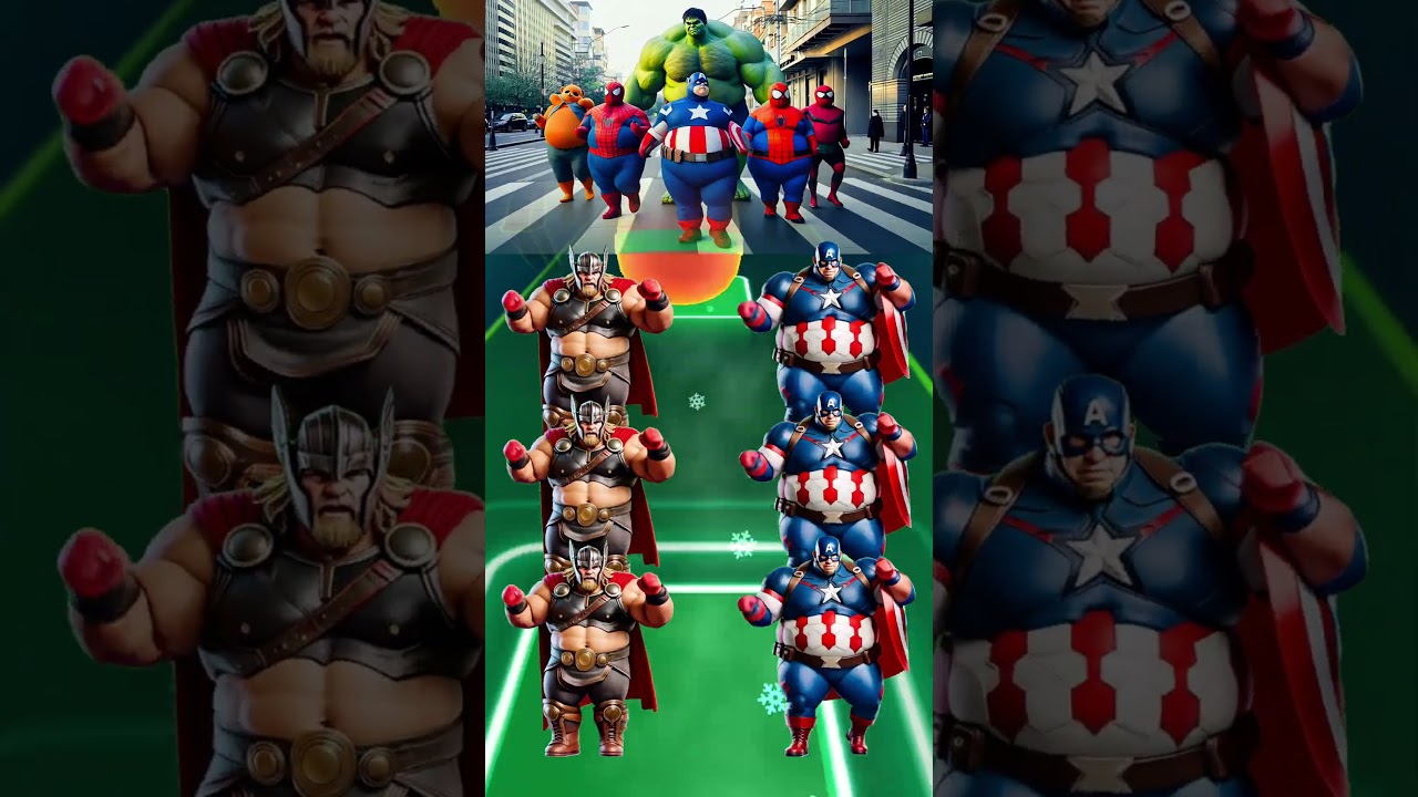 Spiderman🆚 Minions Batman🆚 Minion Hulk 🆚 Spiderman Venom Transform to Monster _coffindance _tileshop