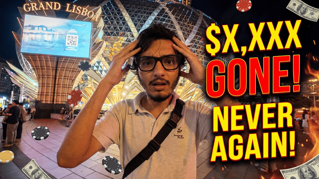 I Tried Gambling in Macau for the First Time… Hong Kong to Macau Vlog 🇭🇰➡️🇲🇴