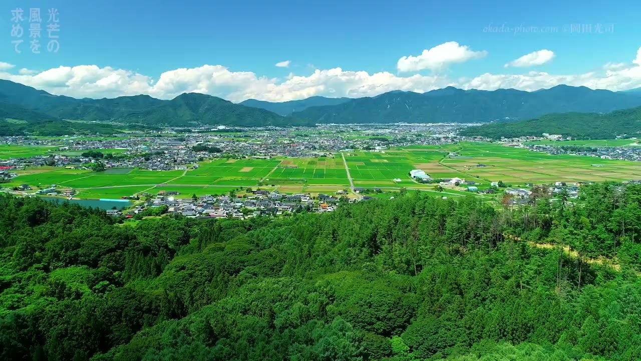 夏の塩田平 パノラマ展望台 0822