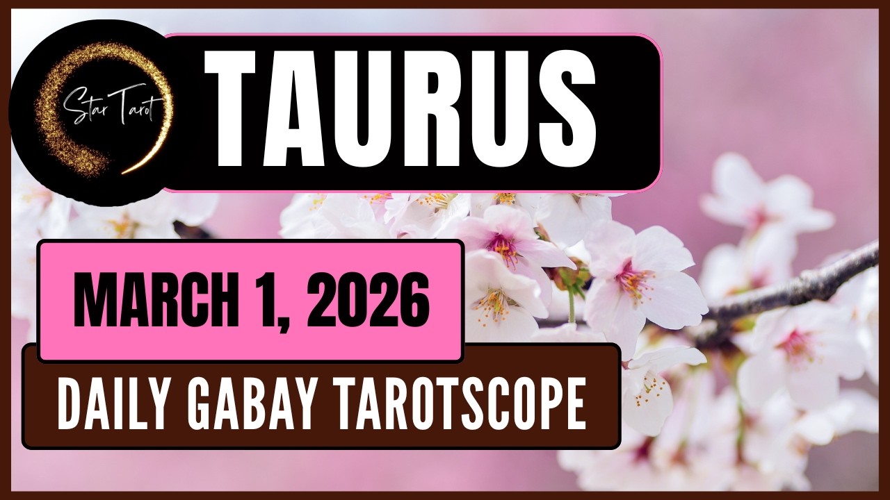 ANO'NG KAILANGAN MONG MALAMAN NGAYON TAURUS MARCH 1, 2026  💫DAILY GABAY TAROTSCOPE