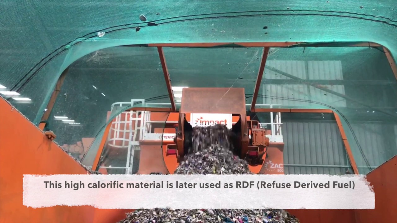 Glass and RDF Material Recovery from the Waste Stream
