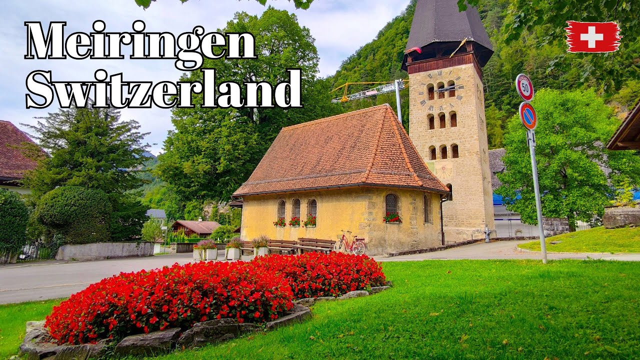 🇨🇭 Meiringen, Switzerland 🕵️‍♂️: A Walking Tour Through the Swiss Village near Reichenbach Falls