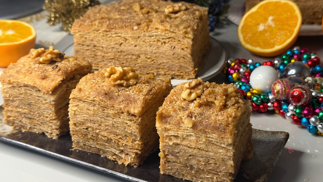 Turte de Crăciun, aromate și bine însiropate, cum să faci cele mai fine și subțiri foi acasă