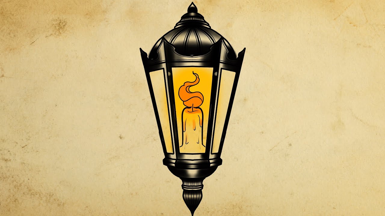 HOW TO DRAW A NEO TRADITIONAL LANTERN TATOO STYLE