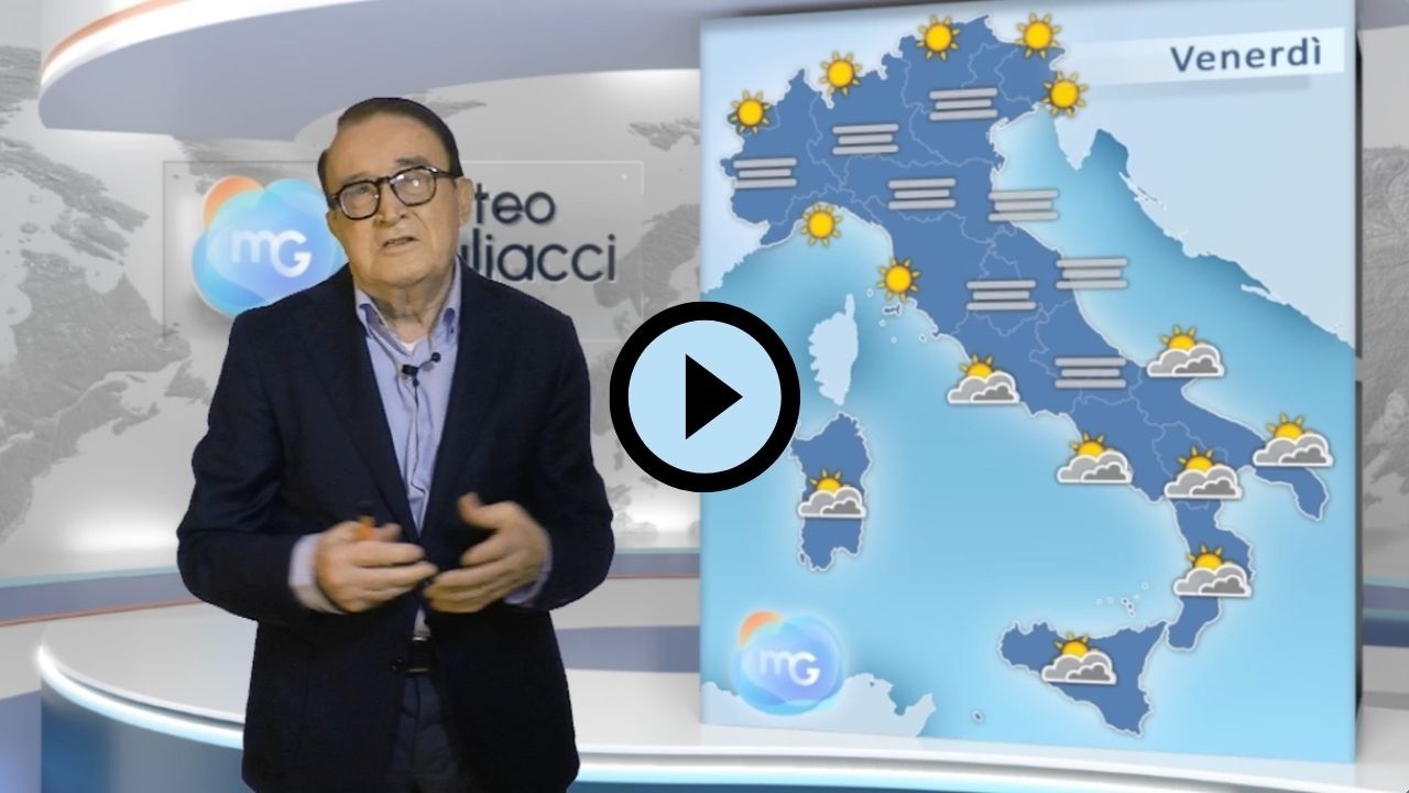 Previsioni meteo per venerdì 6 marzo. Tempo sempre stabile