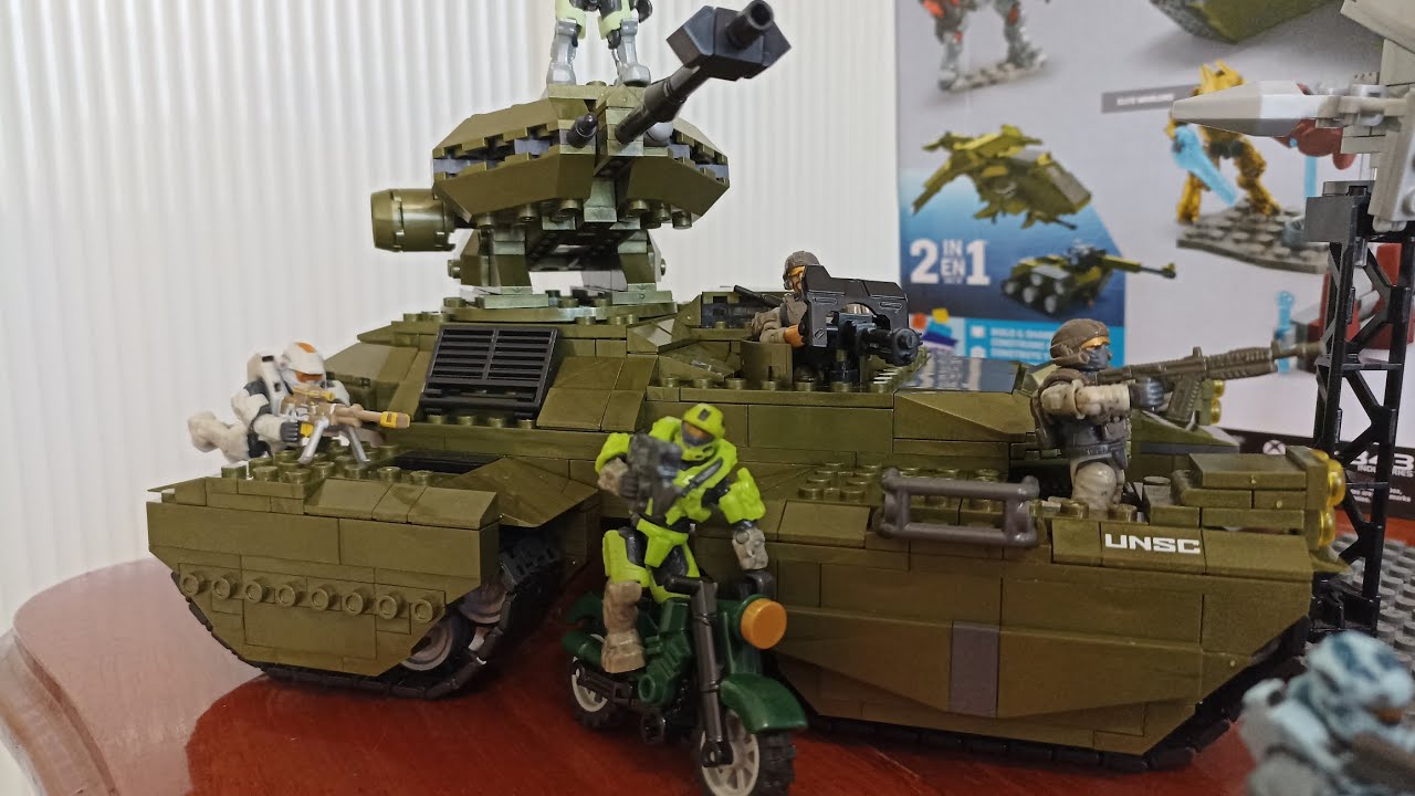 MEGA CONSTRUX UNSC SCORPION CLASH unboxing en español latino #megaconstrux #jconstruye #scorpion