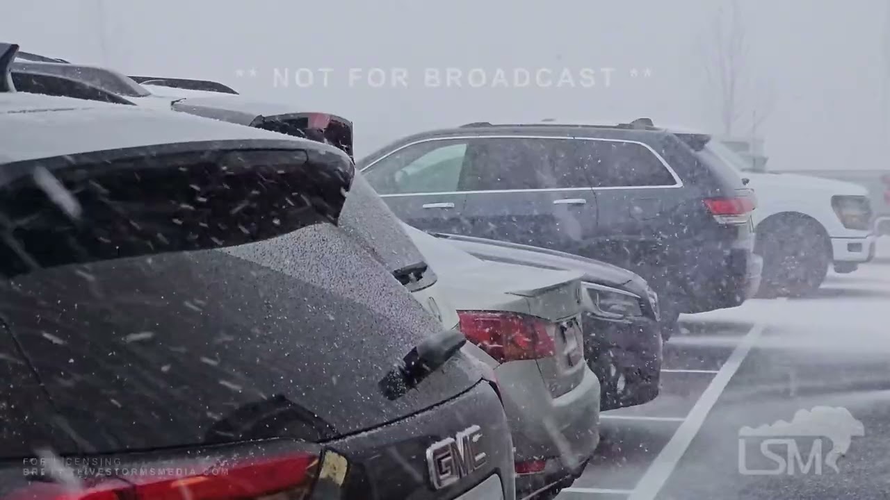 01-11-2026 Nicholasville, KY - Heavy Snow Squalls