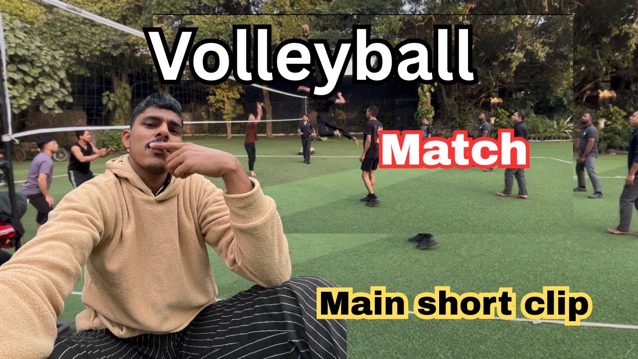 Volleyball Match Main short clip small videos || Morbagh farm Delhi || Free time game play 👨🏻‍🍳🚩