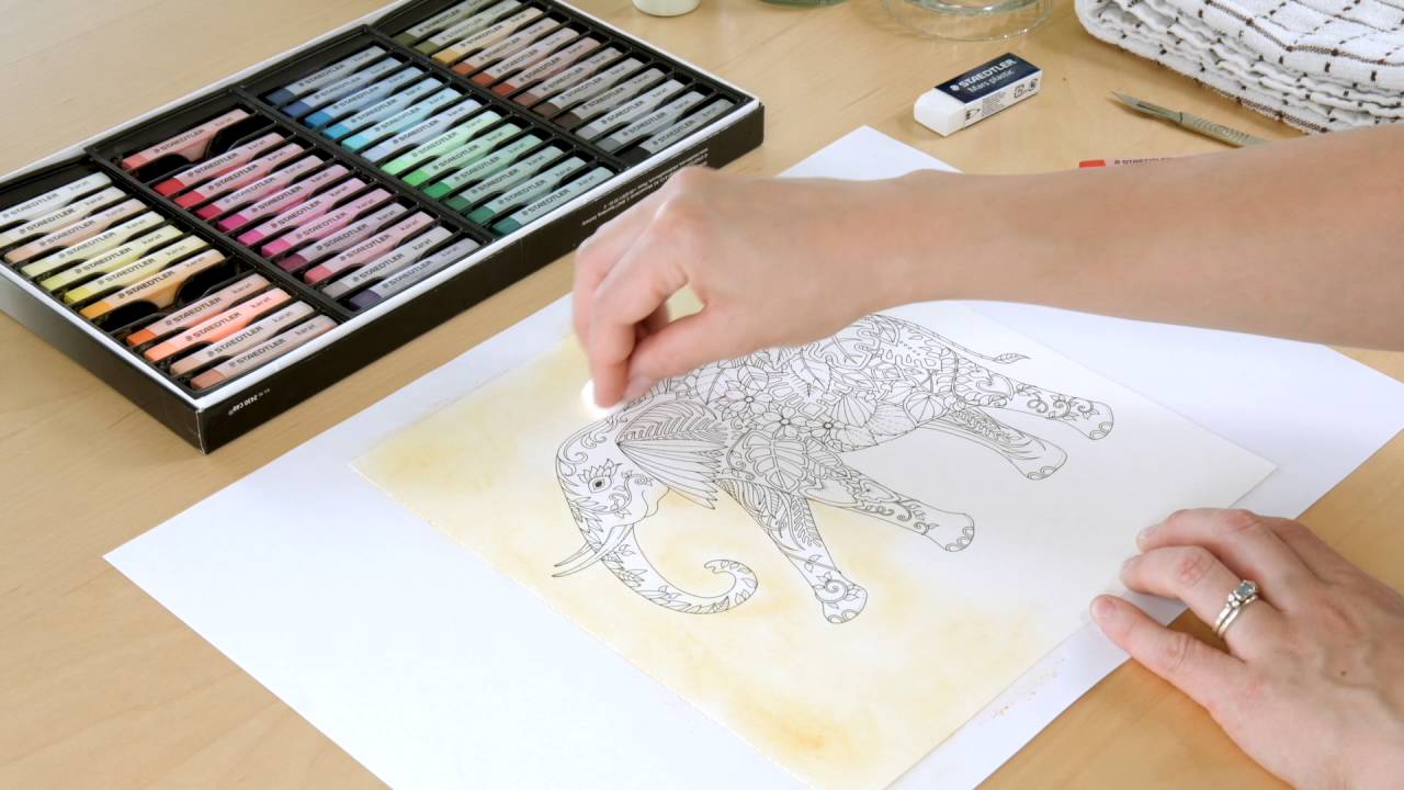 Учебник по раскрашиванию: как раскрашивать пастельные фоны