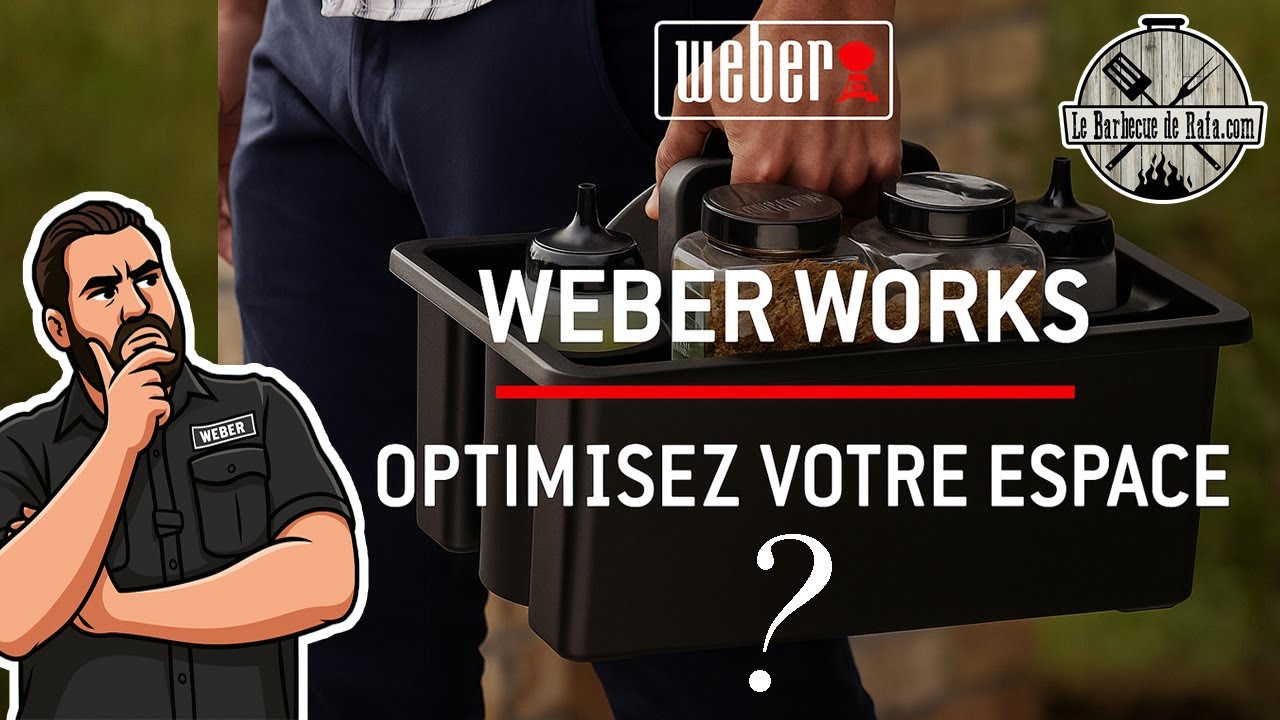 Weber Works : Transformer ton barbecue en cuisine d'extérieure 🔥🧰🍖 #bbq #weber