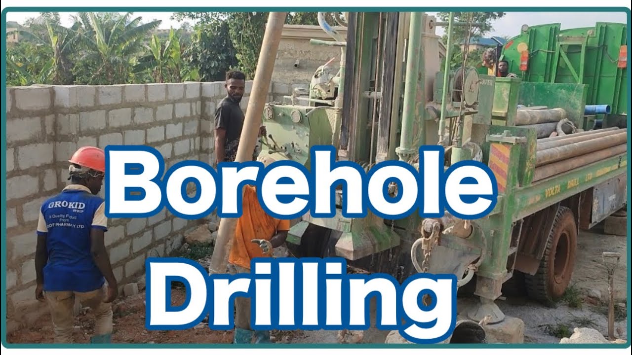 Borehole Drilling And The Cost Involved || Building A House In Ghana || Episode 32