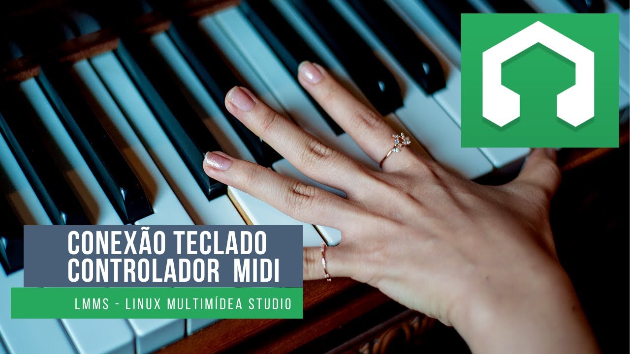 Como configurar o controlador MIDI no LMMS Studio usando Jack e áudio do computador