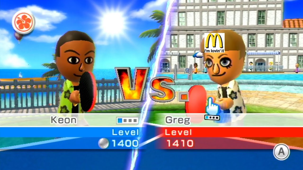 TRYING TO GET TO THE CHAMPION OF TABLE TENNIS! Wii Sports Resort!