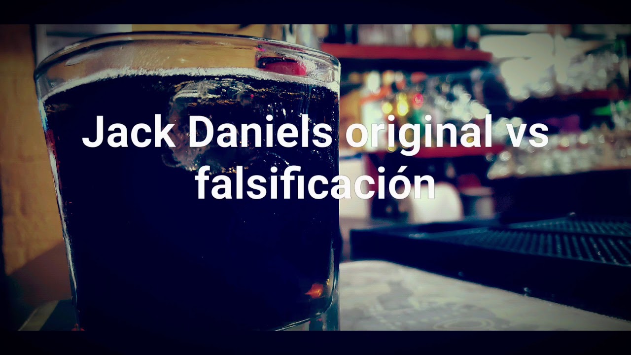 Jack Daniels original vs falsificación