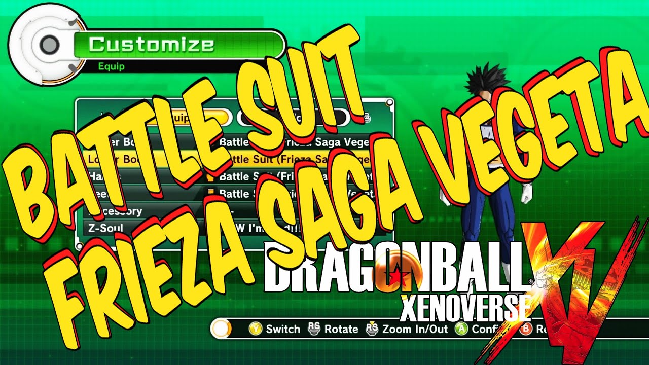 How To Get Battle Suit (Frieza Saga Vegeta) in Dragon Ball Xenoverse