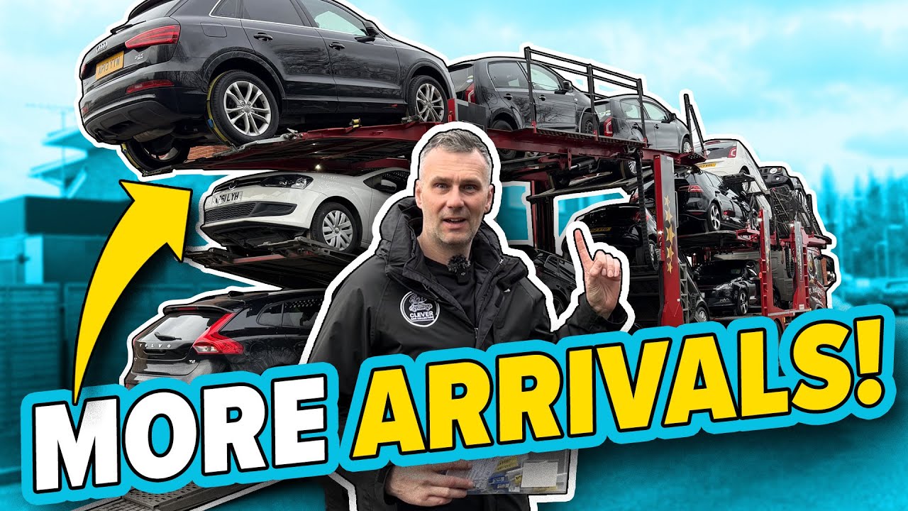 Another TRANSPORTER LOAD of cars has arrived
