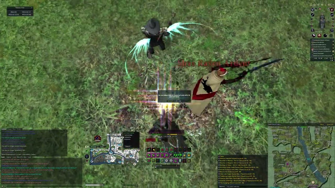 Daoc - Dark age of Camelot  - Eden Freeshard - Valkyrie healer duo