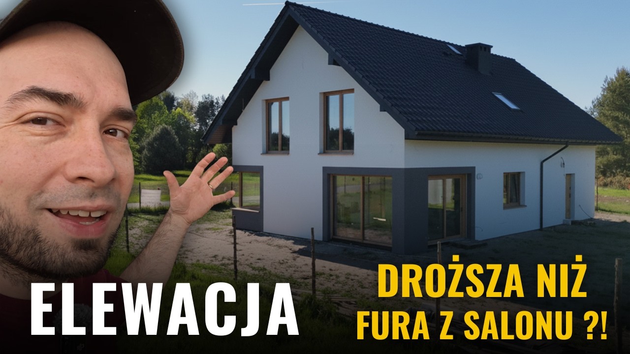 Dom w końcu wygląda jak DOM! Pokazuję elewację i jej koszt