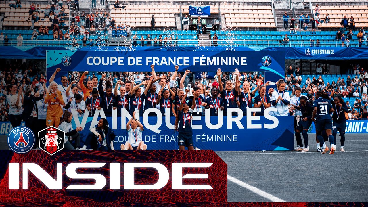 📺🔴🔵 𝐈𝐍𝐒𝐈𝐃𝐄 - Les Parisiennes remportent la Coupe de France ! 🏆