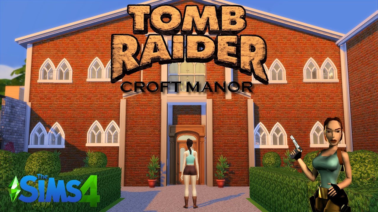 Croft Manor - Tomb Raider Lara Croft - The Sims 4 - Cinematic Tour 🌹🐉