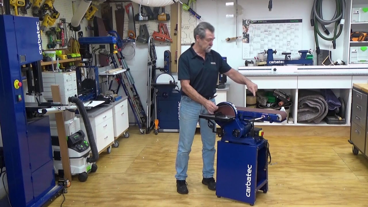 Carbatec BDS 1523H Belt & Disc Sander Maintenance