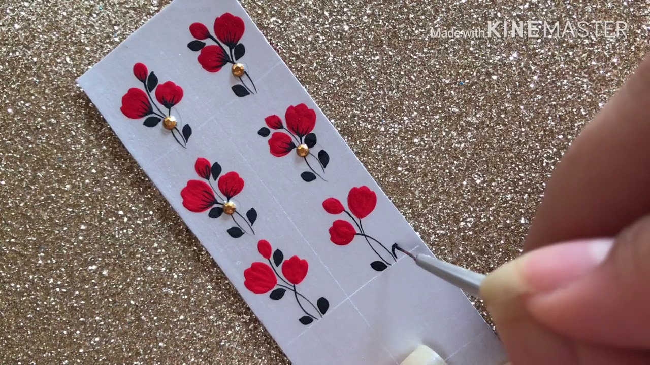 tulipas com strass