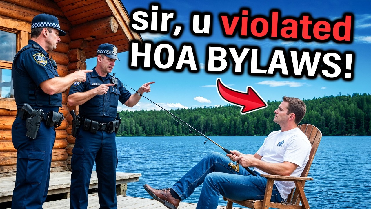 HOA Karen called 911 On Me For Camping At My Lake Property! Claims I'm Violating HOA Bylaws