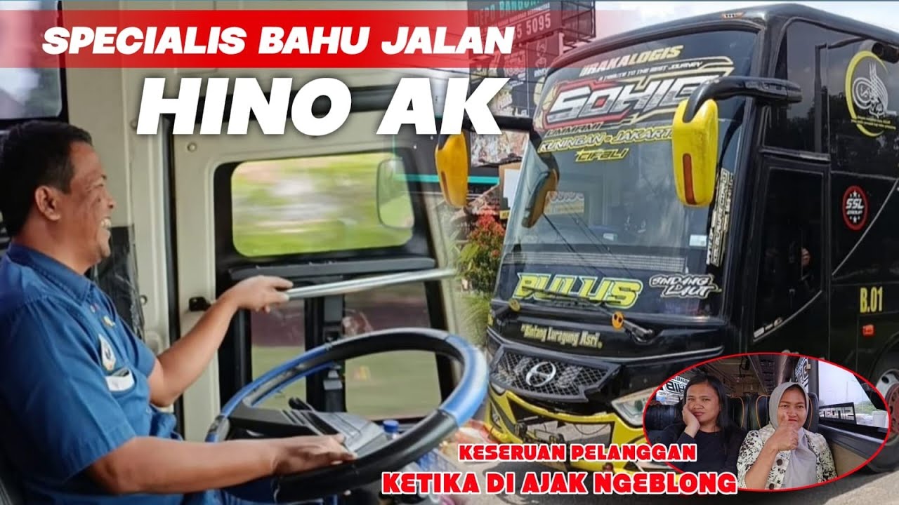 HINO AK BUS CEPAT PELARI CIPALI‼️Trip Luragung Sohib Umami Menuju Sindang laut lincah Satset 
