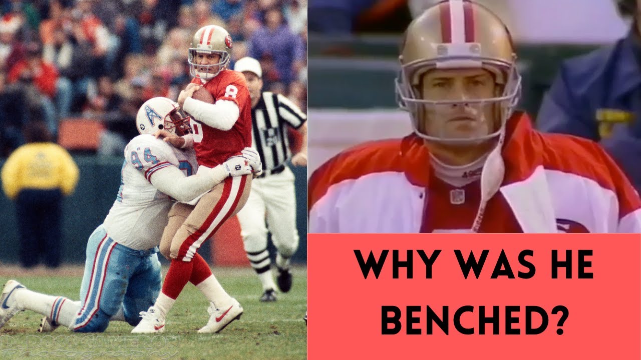 The Time Steve Young Got BENCHED on Christmas | Oilers @ 49ers (NFL Christmas 1993)