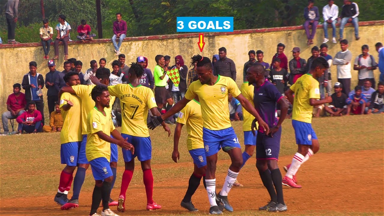 BEST FOOTBALL HIGHLIGHTS RYVS RANCHI 3 VS SHAHIN SHADAF 1 ! KANKE GOLD CUP FOOTBALL TOURNAMENT 2021