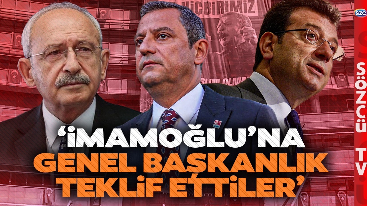 &Ouml;zg&uuml;r &Ouml;zel'den Deprem Yaratacak İmamoğlu ve Kılı&ccedil;daroğlu İtirafı! CHP Kulisi Karıştı!