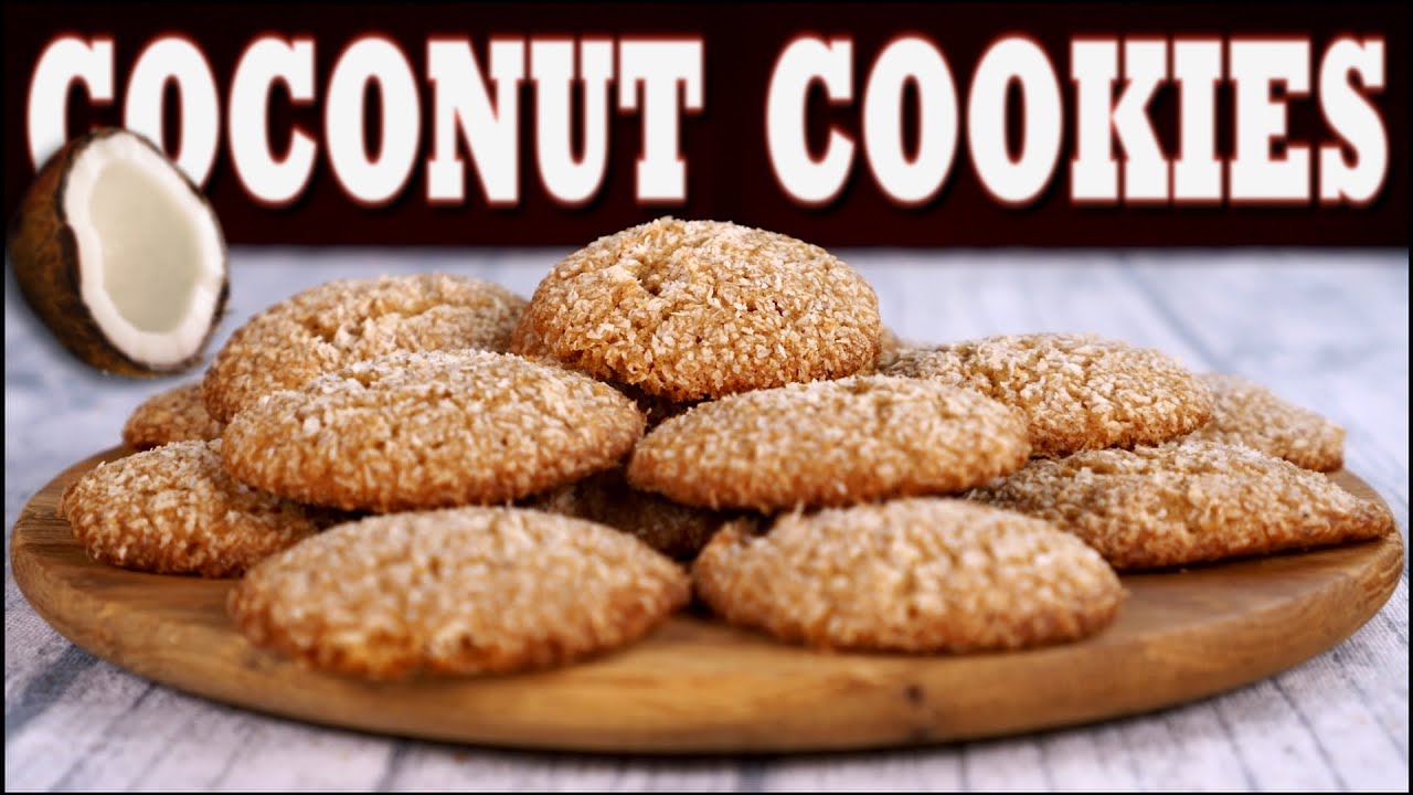 💯 Coconut Cookies With Coconut Flour Gluten Free Recipe 🥥 Sugar 🥥 Oil