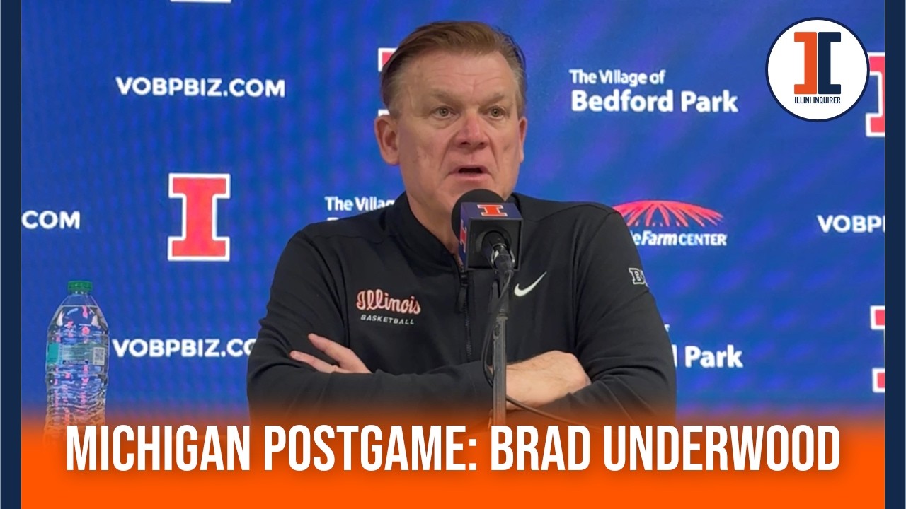 Michigan postgame: Illinois coach Brad Underwood press conference