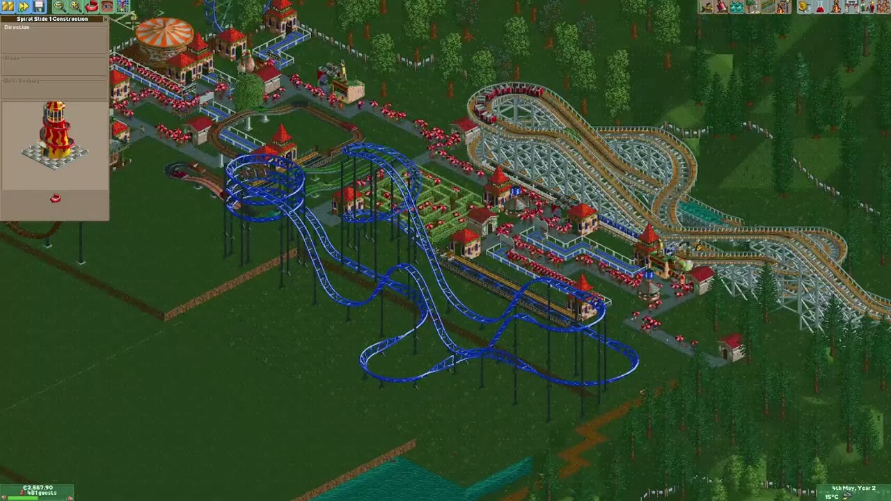 Rollercoaster Tycoon Mission 3 Leafy Lake