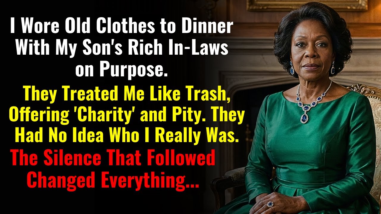 They Treated Me Like a Nobody at Dinner Because I Seemed Poor — I Stayed Silent for..
