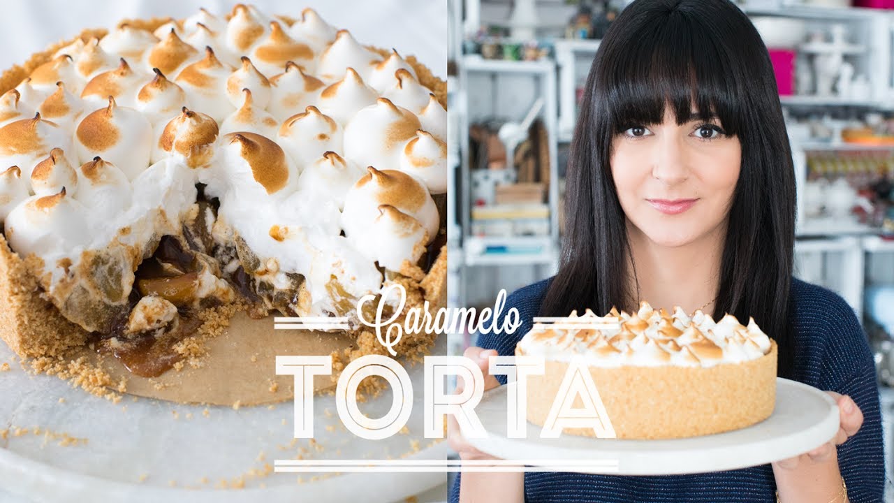 TORTA QUENTE DE CARAMELO SALGADO, MAÇÃ E MERENGUE BRÛLÉE | DANI NOCE