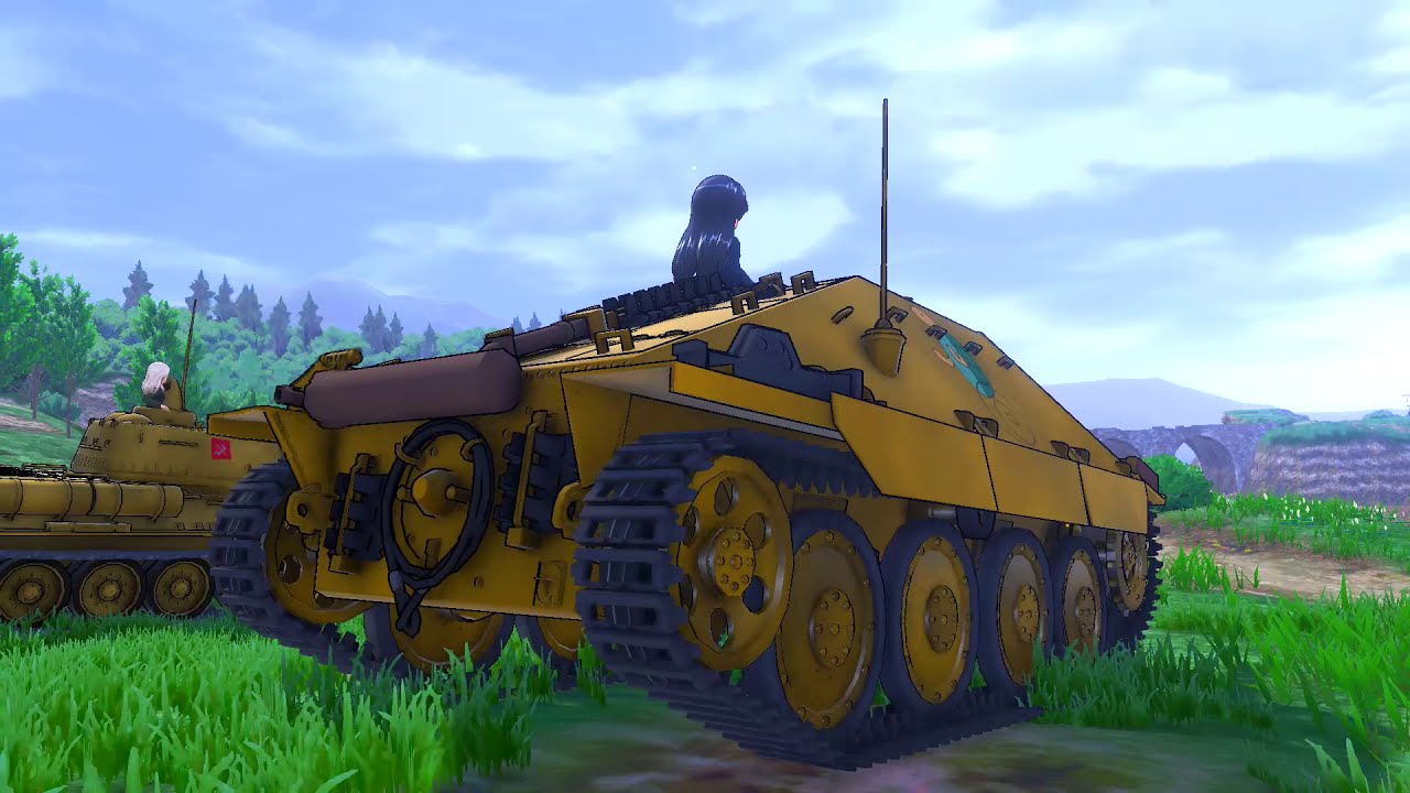 Girls Und Panzer Dream Tank Match T24 85 vs Type 10!