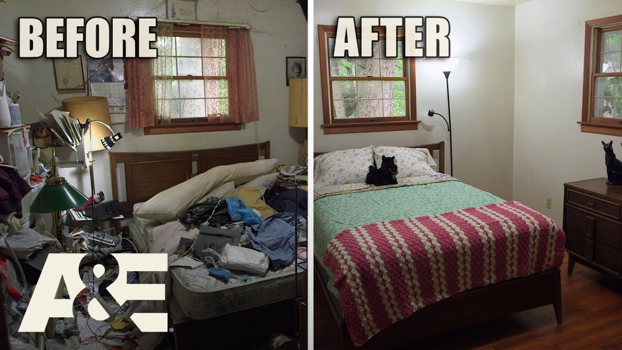 Hoarders: Before & After: Experts Clear Hoard Filled With 40 Years of Expired Food (S9) | A&E