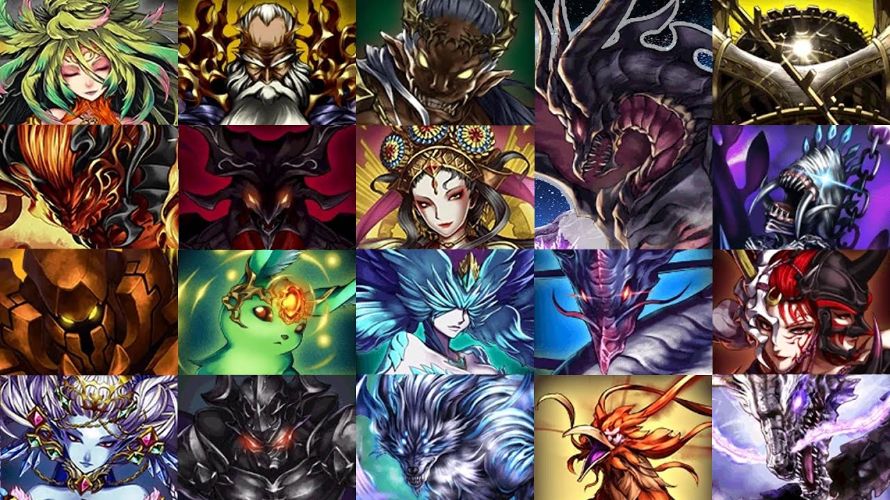 Final Fantasy Brave Exvius - Five Years of Esper Battles! All Esper CG Animations!