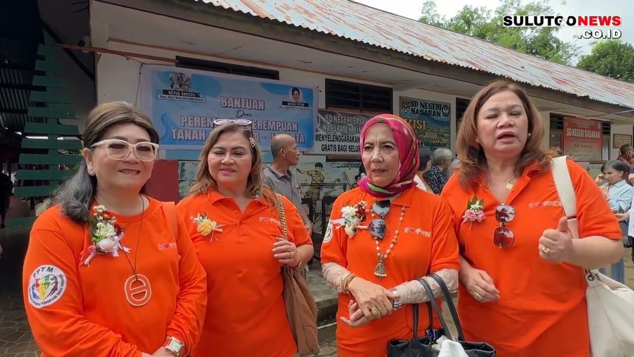 Perkumpulan Perempuan-Perempuan Tanah Minahasa Bakti Sosial di SD Negeri Sasaran Tondano