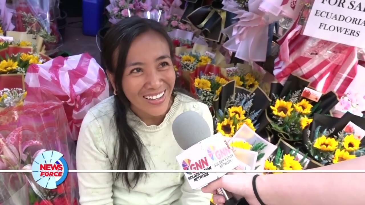 V-Day rush sa Dangwa, Dinagsa ng Gen Z; Presyo ng bulaklak tumaas | GNN