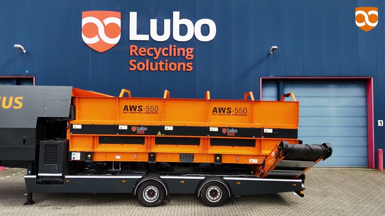 Lubo Neptunus - Mobile screen for waste sorting